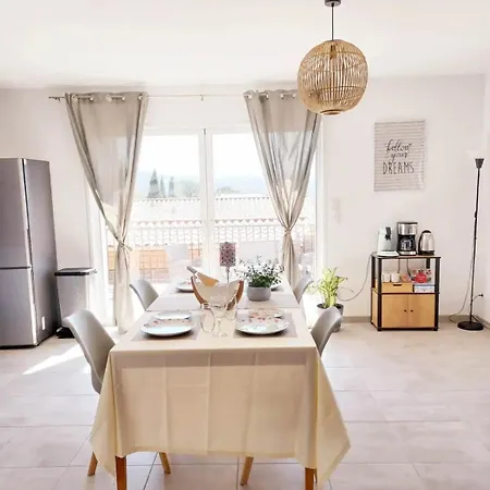 Villa La De 2 A 6 Personnes De Plein Pied Ideale Cures Teletravail Vacances, Arrivee Autonome Avec Boite A Cles Greoux-les-Bains